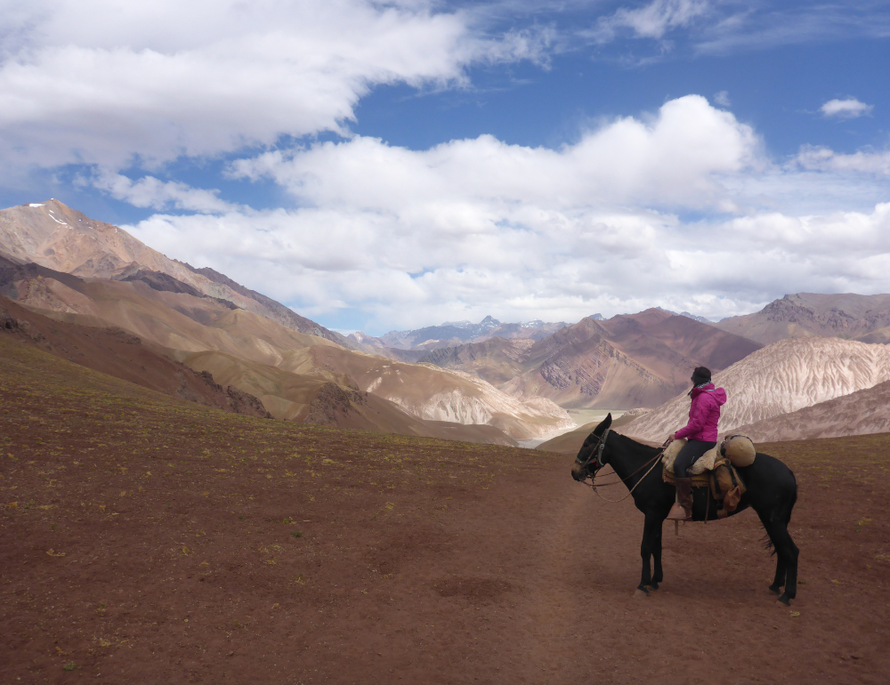 Randonnée équestre à travers les Andes, du Chili à l'Argentine